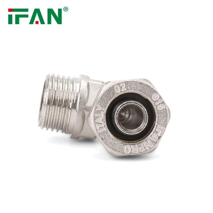 IFAN Copper Fitting Grey Male Elbow PEX